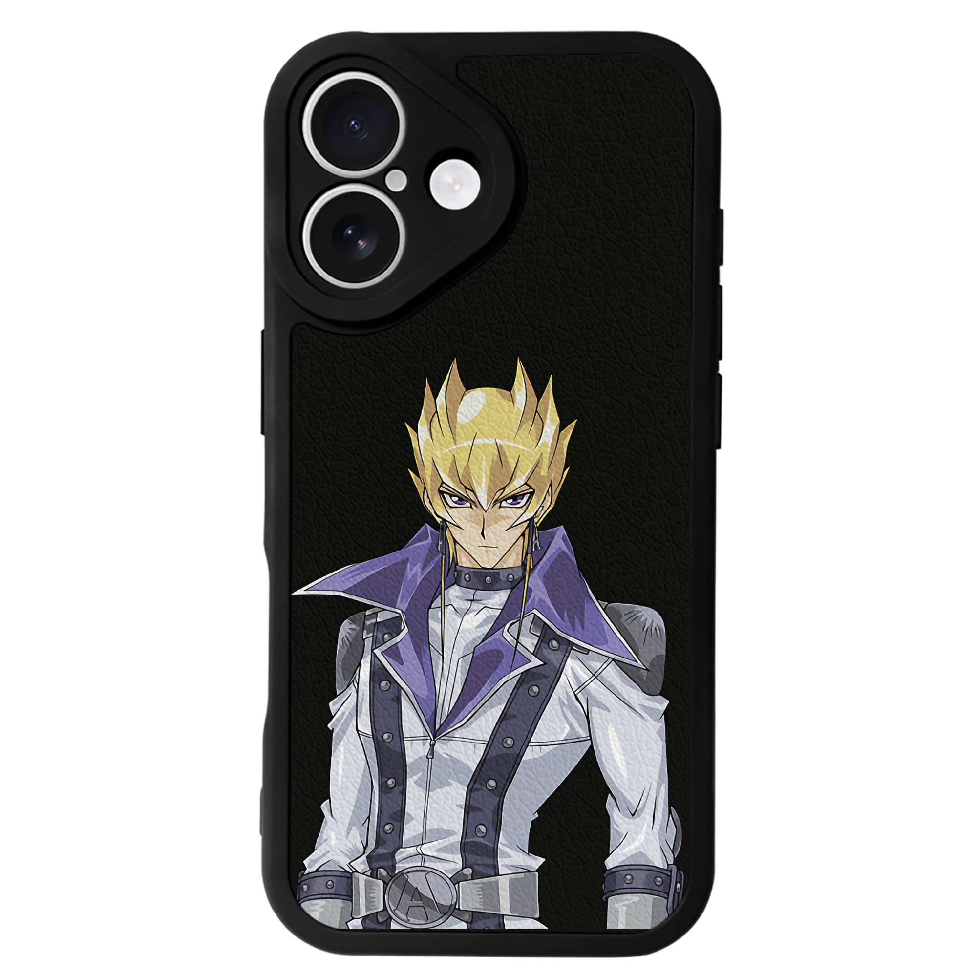 遊☆戯☆王 Yu-Gi-Oh! 【iPhone 16シリーズ対応】シリコンスマホケース（レザー調） 材質：シリコン